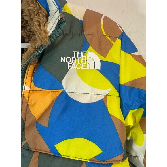 NWT $90 The North Face Baby Reversible Mount Chimbo Full Zip Jacket Sz 3-6 M D55 - Picture 2 of 5